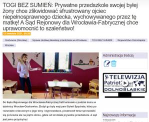 [VIDEO] Czy wrocławski sąd powstrzyma nienawiść byłego męża wobec matki niepełnosprawnego? Ile lat jeszcze będzie się toczyć proces-udręka dla Sylwii Spychała?