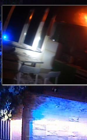 [VIDEO] Policjanci ewakuowali osoby z budynku, w którym wybuchł pożar